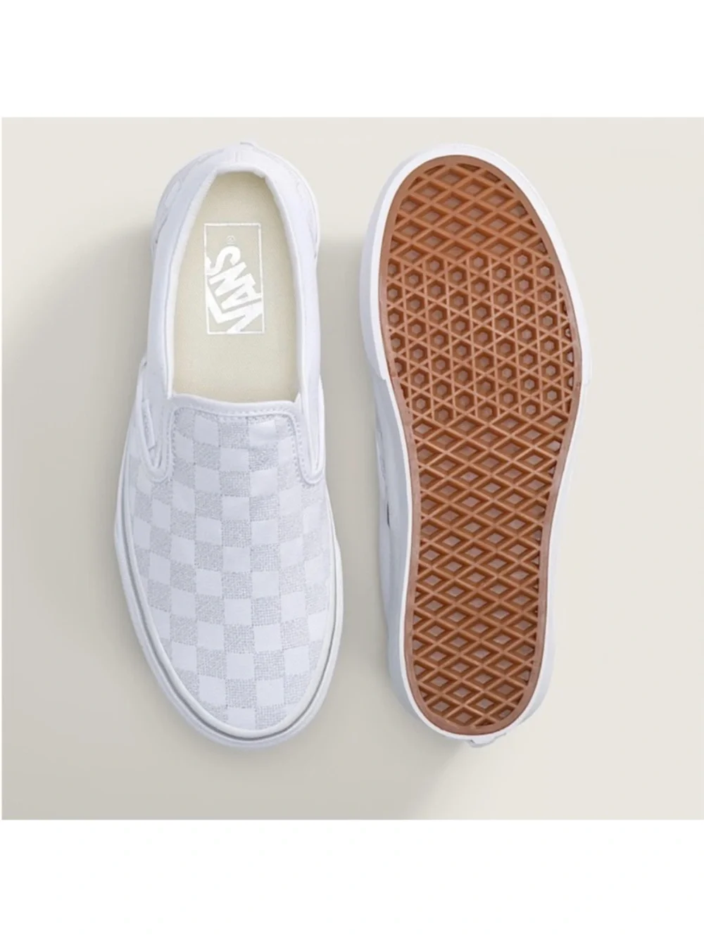 Vans Classic Slip-On Platform Checkerboard Shoe Women 9.5 US